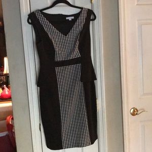 Black n white checkered dress